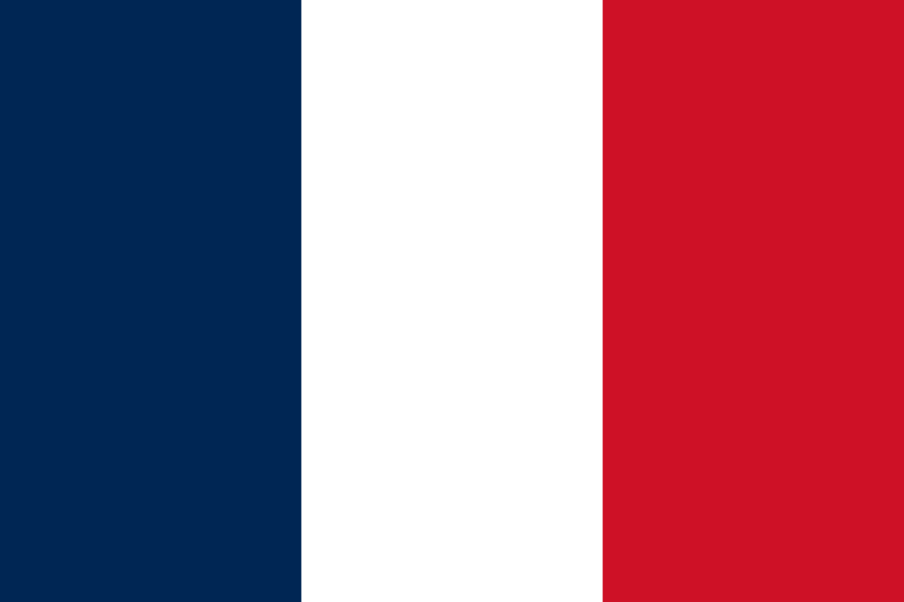 Bandeira da França.