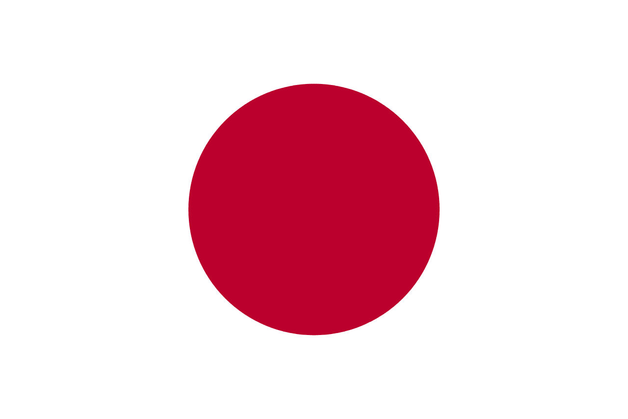 Bandeira do Japão.