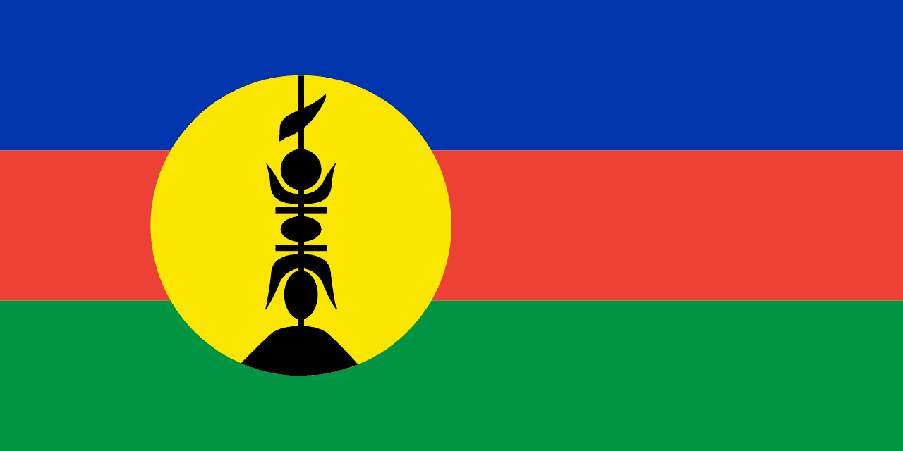 Bandeira da Nova Caledônia.