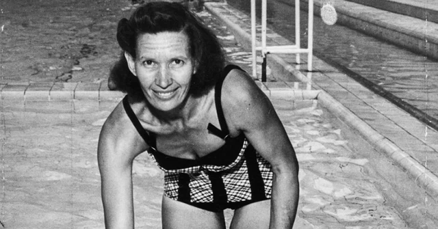 Retrato da nadadora Maria Lenk, que depôs na CPI da Mulher em 1977