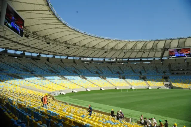 O interior do Maracanã