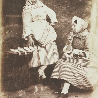 Peixeiras de Newhaven, calótipo de Hill e Adamson