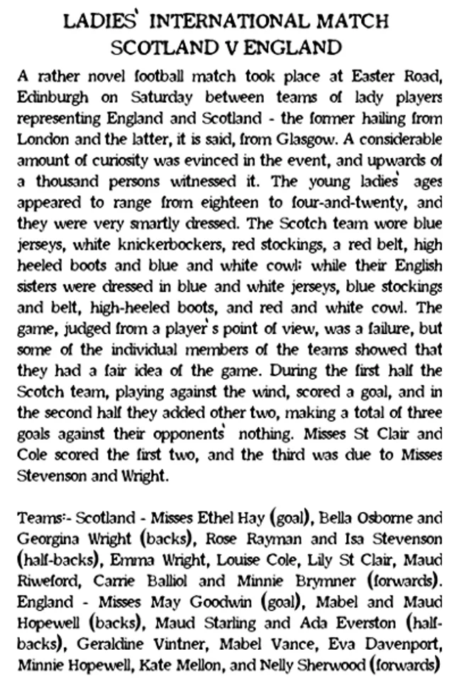 Recorte do Glasgow Herald de 9 de maio de 1881