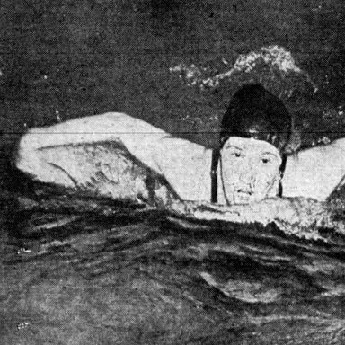 Maria Lenk nadando