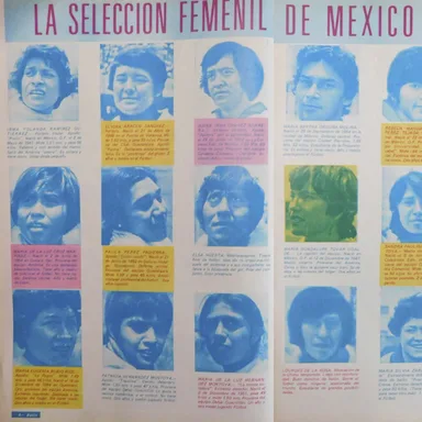 A seleção mexicana do Mundial de 1971
