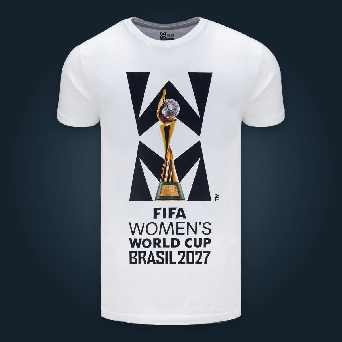 Camiseta Troféu Dourado, da coleção da Copa do Mundo Feminina de 2027.
